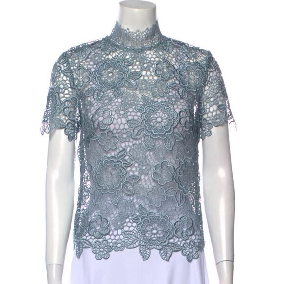 Self Portrait Lace Open Back Top - Picture 7 of 7